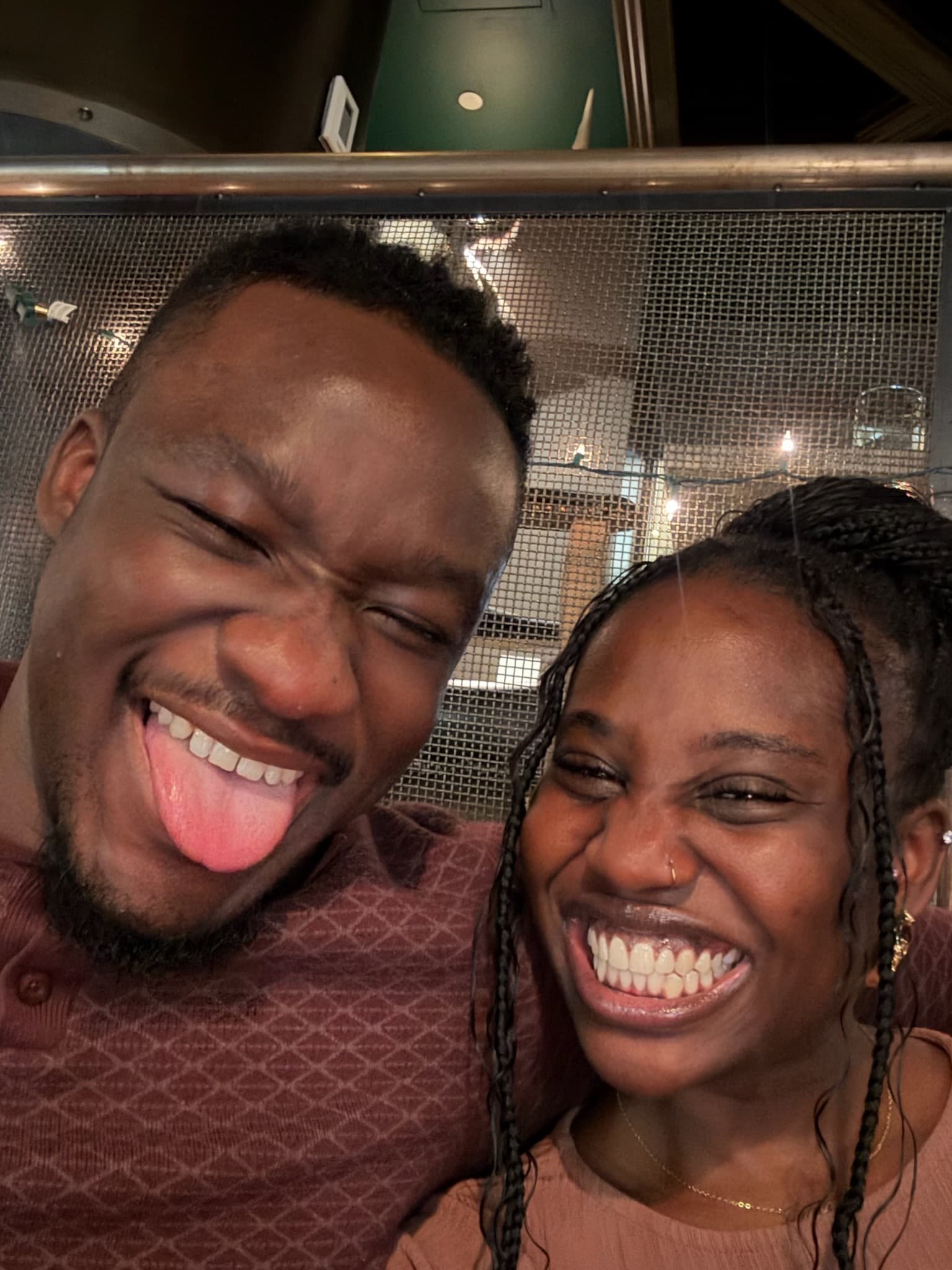 A favourite moment from Juwon and Femi's story