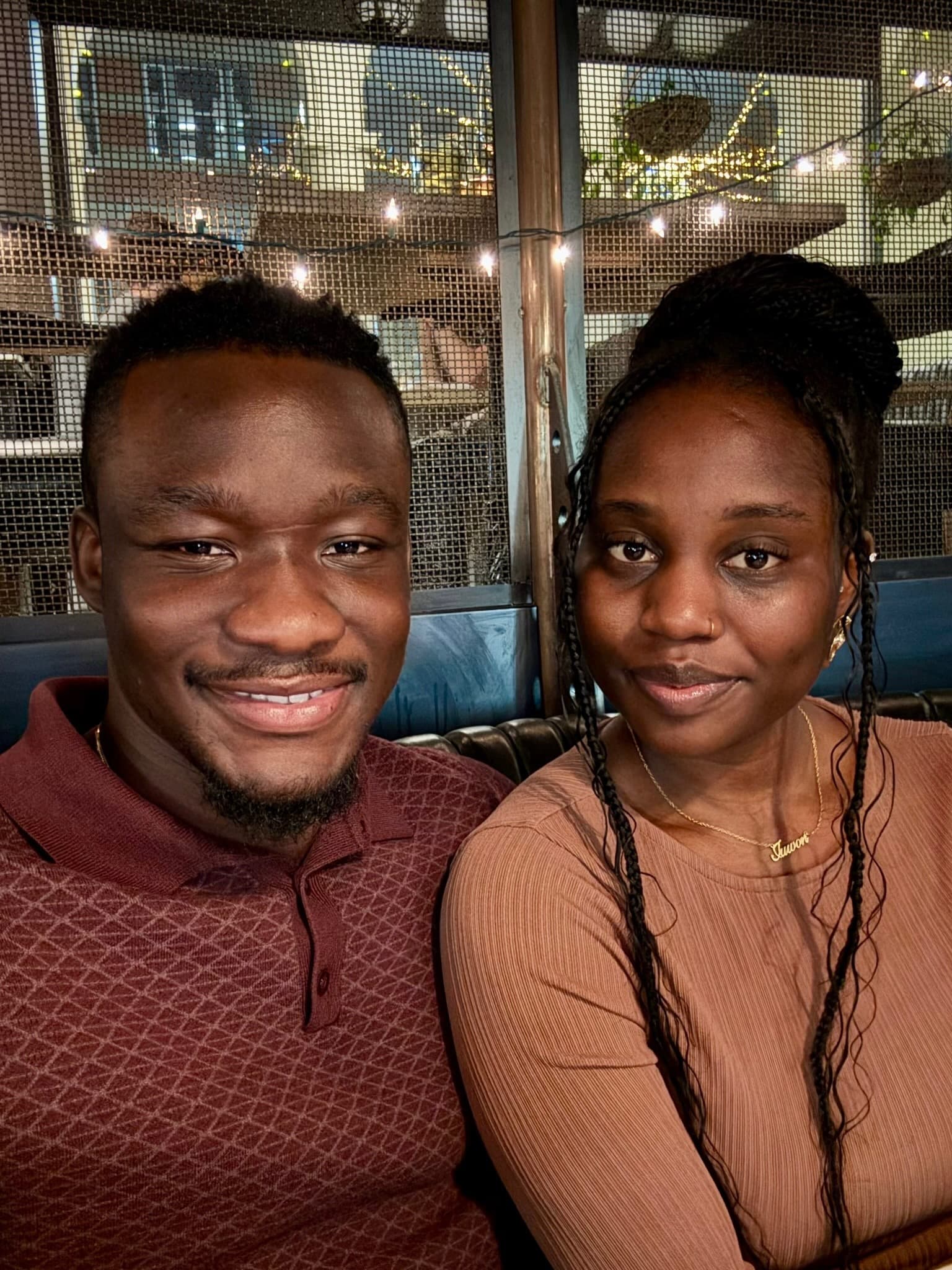 A favourite moment from Juwon and Femi's story