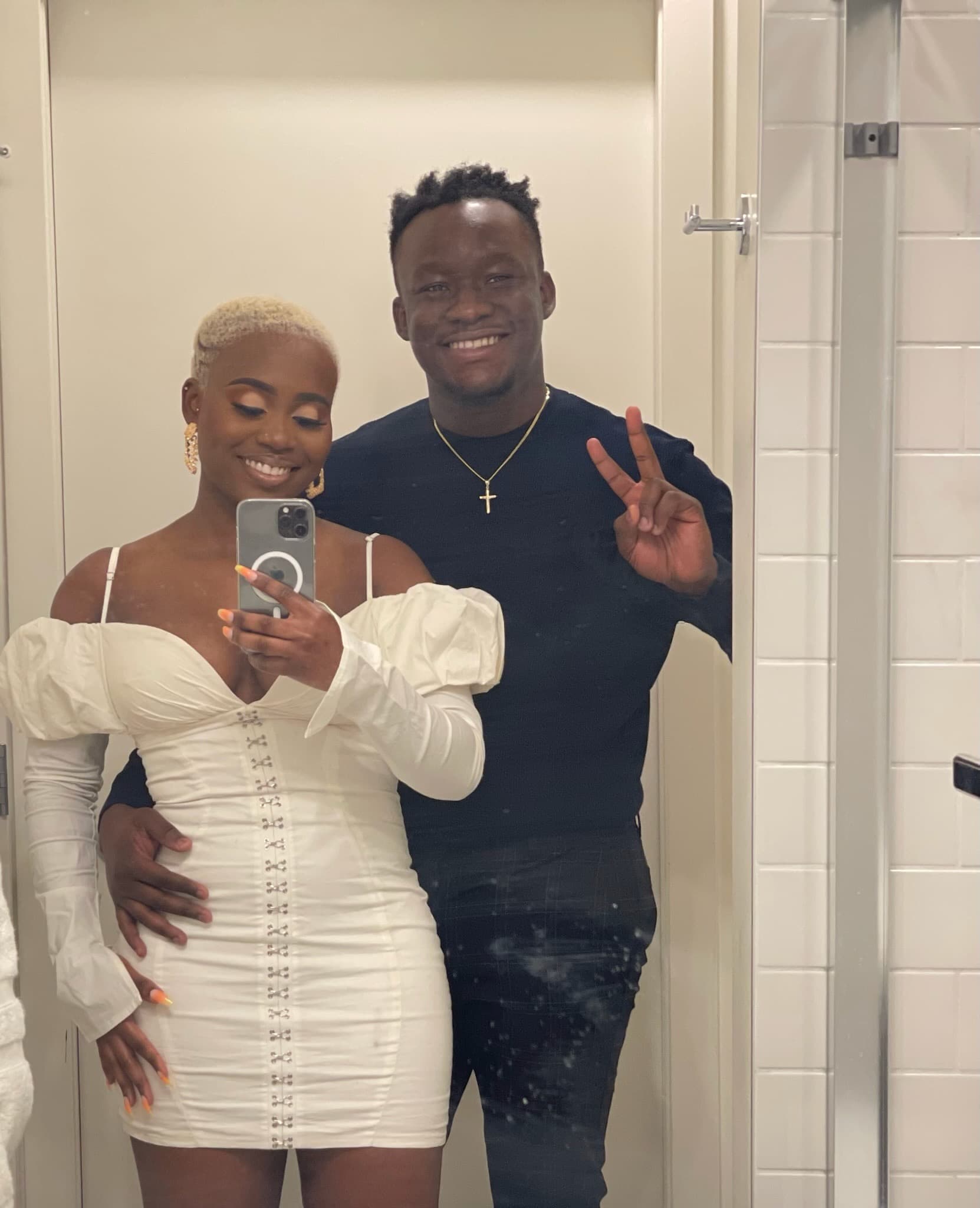 A favourite moment from Juwon and Femi's story