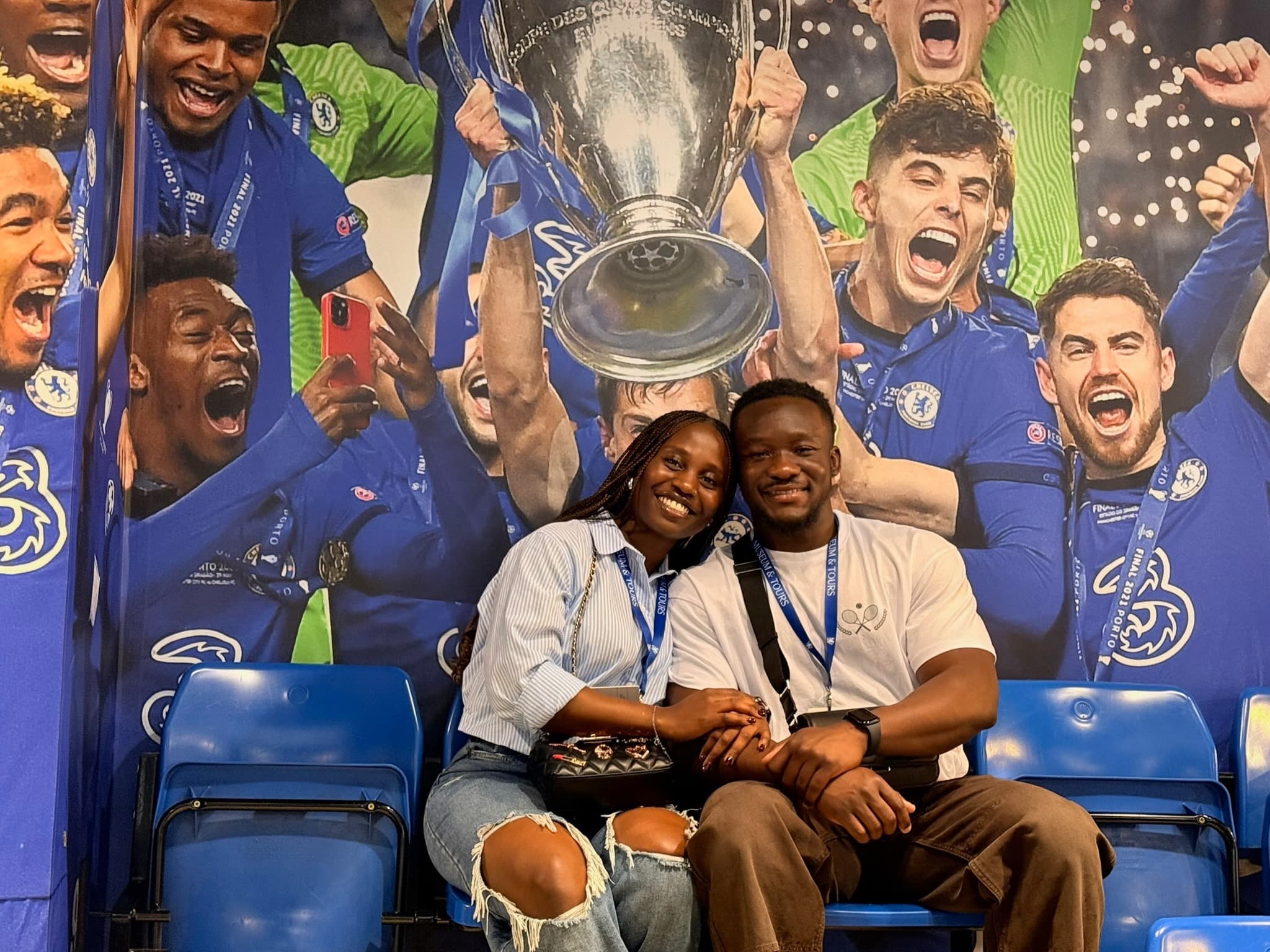 A favourite moment from Juwon and Femi's story